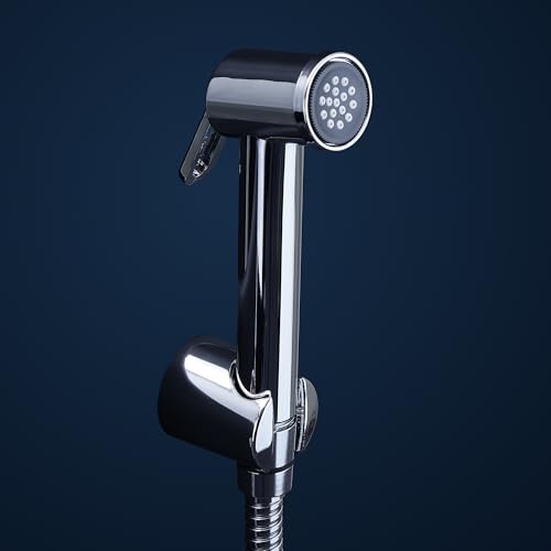 Hindware Italian Collection Health Faucet for Bathroom | Made of ABS | Comes with 1.2-Meter Stainless Steel Tube | Element | 1-Year Manufacturer Warranty - Image 1