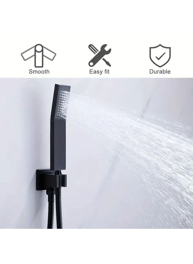 1 Set All Copper Concealed Shower Fixed Wall Mounts For Shower Screens High End Bathroom Renovations - Image 3