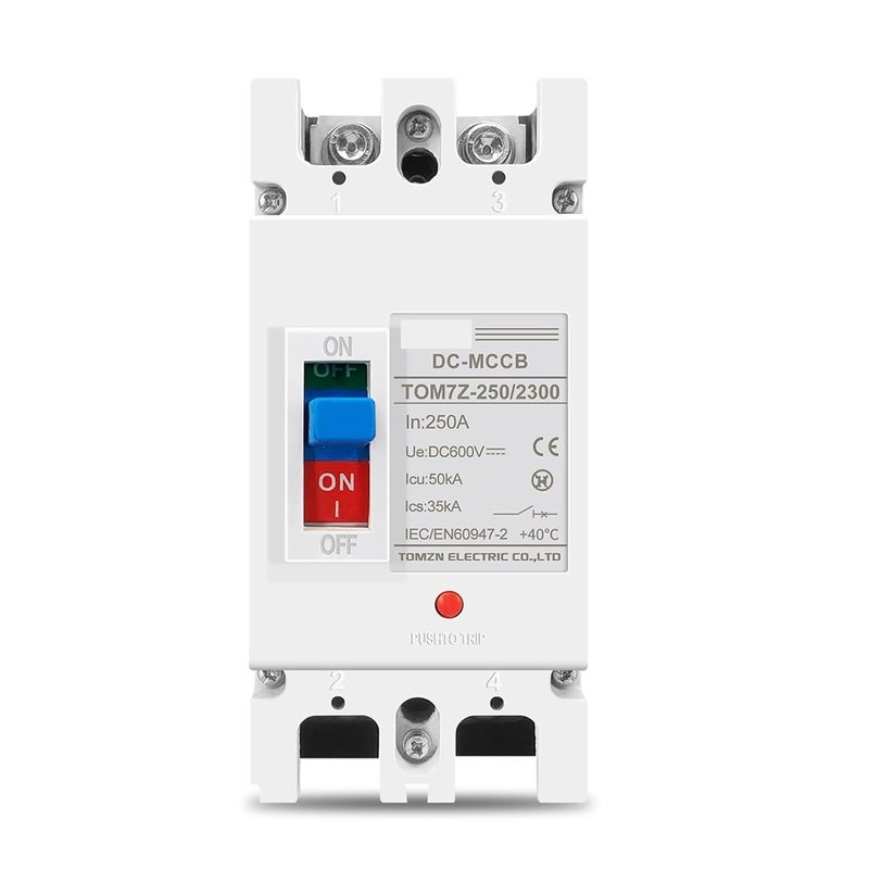قاطع الدائرة المصبوب للطاقة الشمسية MCCB 200A 1P مفتاح حماية من التحميل الزائد - Image 3