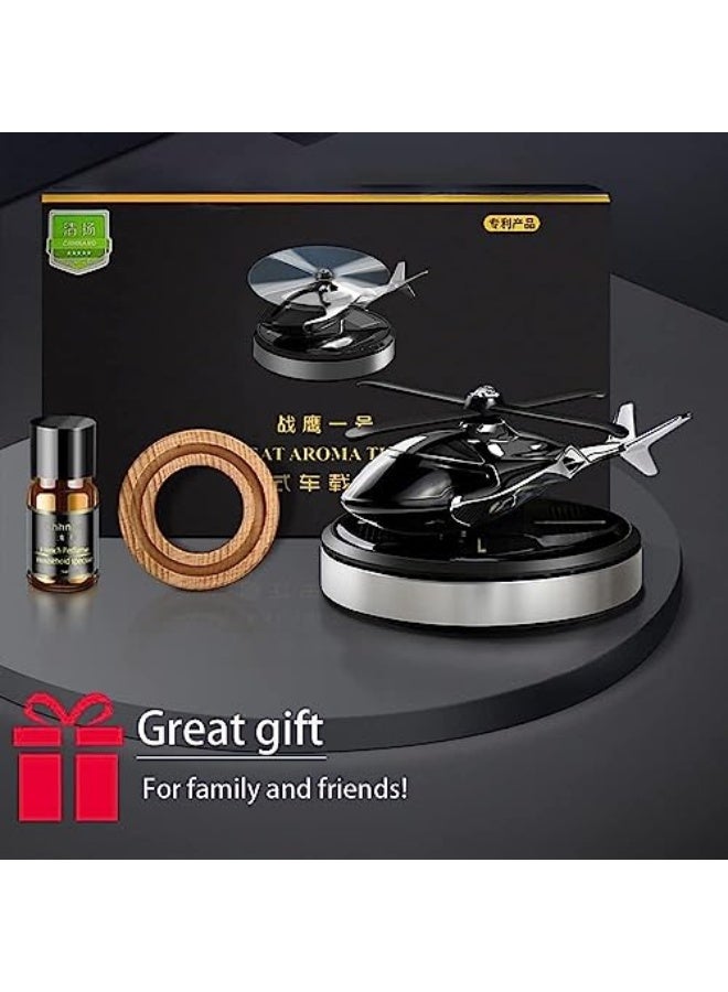 Generic Arabist Solar Helicopter Design Car Air Freshener with therapeutic aromatherapy made of alloy metal, car and home interior decoration accessory dispenser - Image 5
