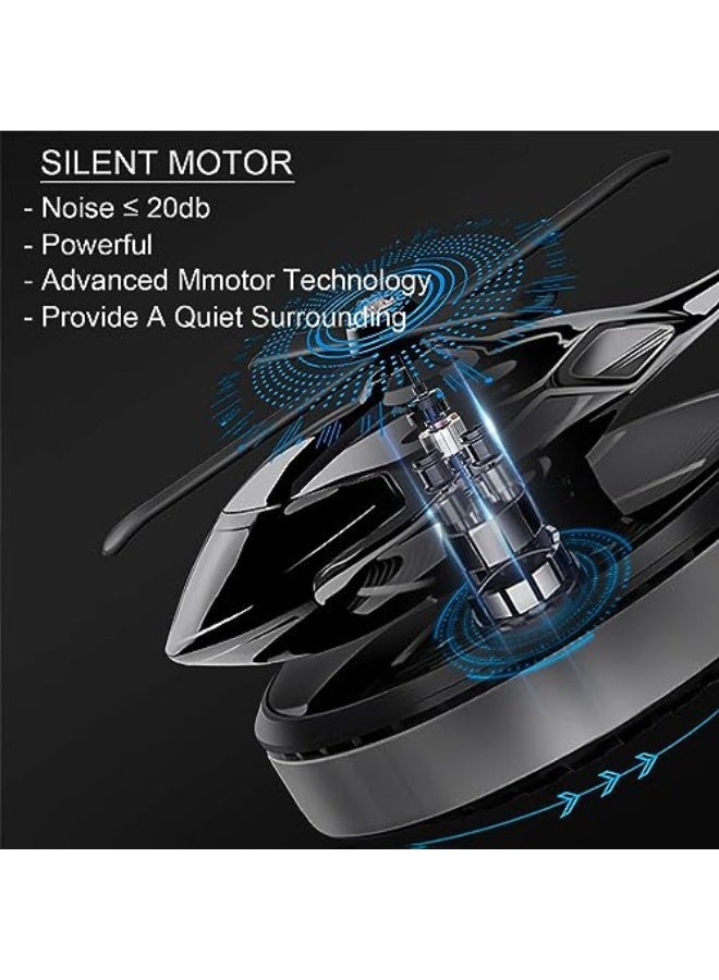 Generic Arabist Solar Helicopter Design Car Air Freshener with therapeutic aromatherapy made of alloy metal, car and home interior decoration accessory dispenser - Image 3