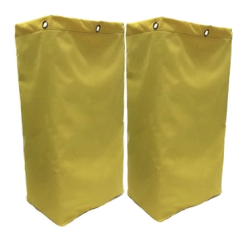 American Supply American Supply Replacement Janitorial Cart Bag 27 27 inches Yellow 2 
