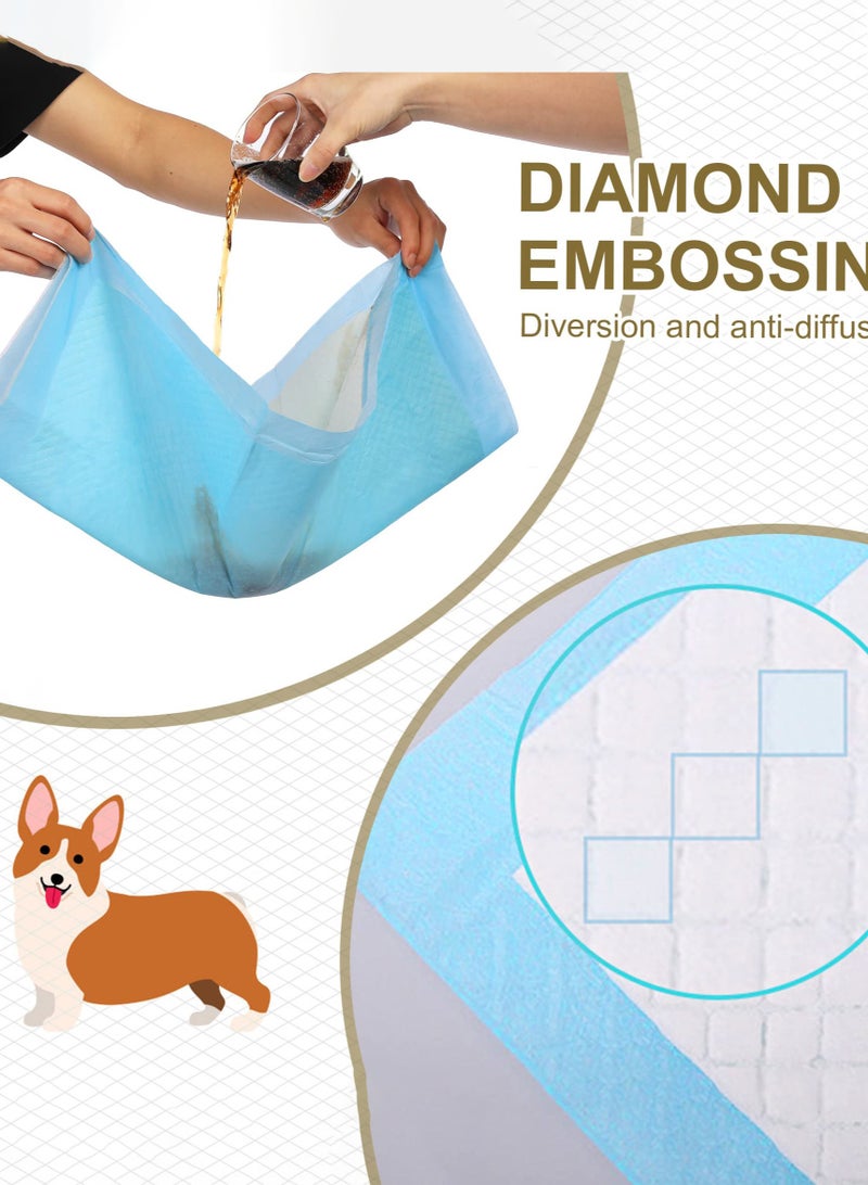 40 قطعة من وسادات تغيير الحفاضات كبيرة الحجم للاستخدام مرة واحدة، مقاس 24 بوصة × 24 بوصة، وسادات طاولة تغيير الحفاضات المقاومة للتسرب، وسجادة حماية السرير، مصنوعة من قماش ناعم غير منسوج - Image 2