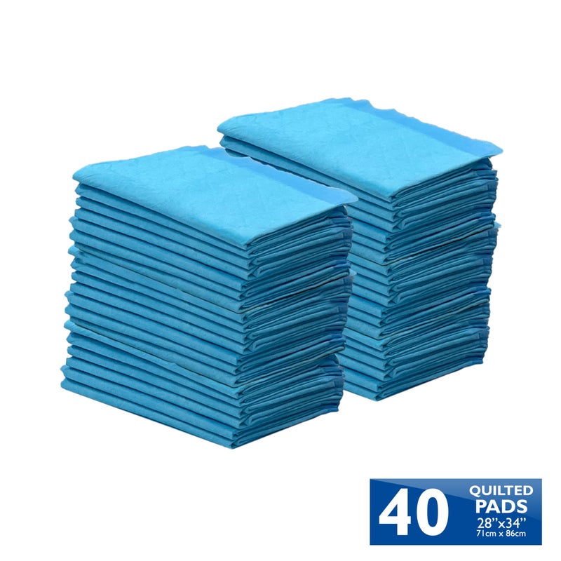 Four Paws Wee-Wee Superior Performance Unscented Extra-Large Pee Pads for Dogs & Puppies, Quilted Leak-Proof Dog Housebreaking Potty Training Floor Protection, 28" x 34", 40 Count - Image 4