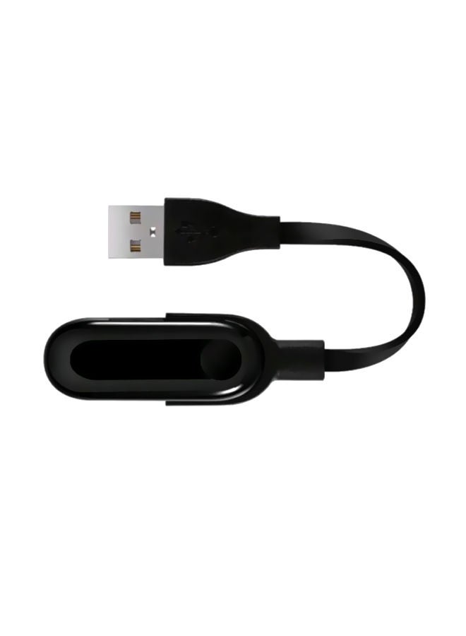 NIBEMINENT USB Charger Cable For Xiaomi Mi Band 3 Black