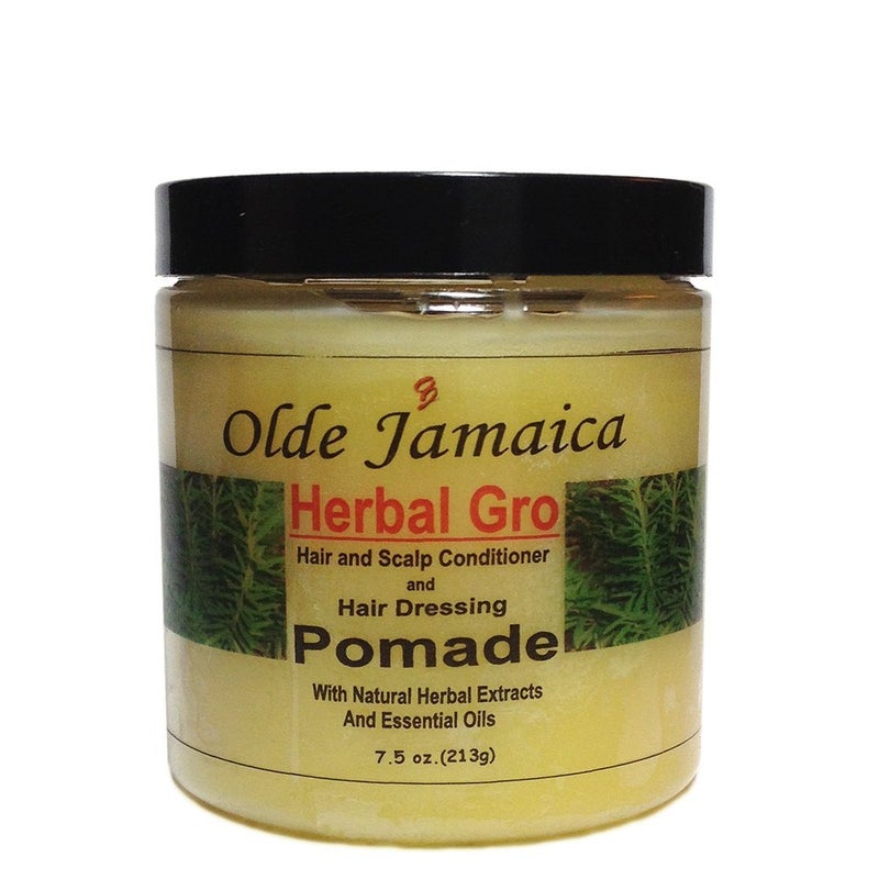 Olde Jamaica Herbal Gro Hair and Scalp Conditioner and Hair Dressing Pomade 75 oz