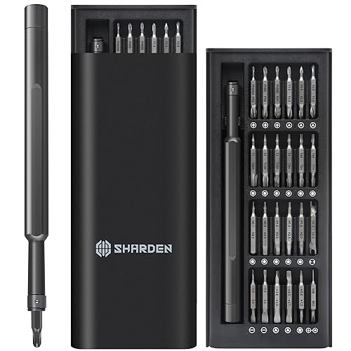 Sharden Precision Screwdriver Set 49 in 1 SHARDEN Small Screwdriver Set Magnetic Repair Tool Kit for Laptop, iPhone, Cell Phone, PC, MacBook, Tablet, Computer, PS5, PS4, Electronic, Glasses, Watch - Image 1