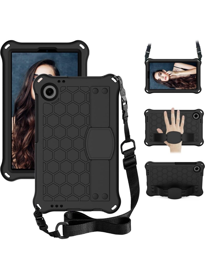 عام غطاء للأطفال ل بلاكفيو تاب 60 8.68 بوصة 2023 ، خفيفة الوزن للصدمات واجب وعرة كامل الجسم اللوحي حماية القضية ، مع حزام اليد وحزام الكتف - Image 1