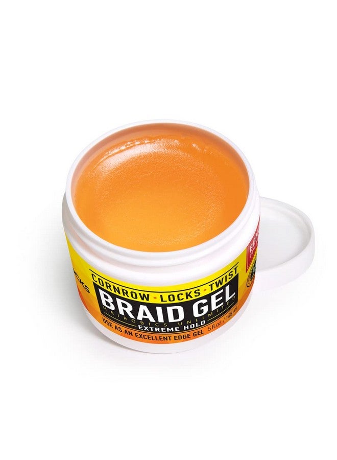 AllDay Locks Braid Gel | Extreme Hold, Smooths & Tames Frizz | No Flaking or Drying | High Shine, Long Lasting for Braids, Locks, Twists, Cornrows | 5 oz - Image 3