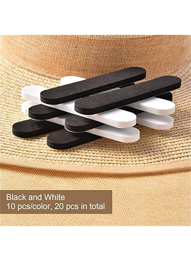 20 Pieces Hat Size Reducer Foam Reducing Tape for Hats Caps Sweatband (Color Set 1, 4.3 x 0.8 x 0.2 inch) - Image 5