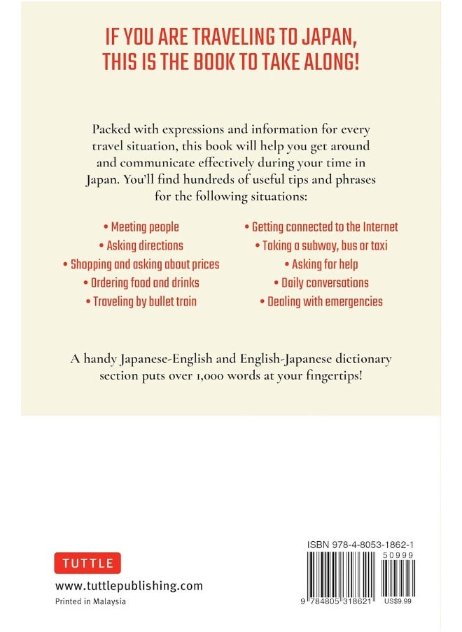 Japanese for Travelers Phrasebook & Dictionary: Useful Phrases, Travel Tips, Etiquette Guide  - Image 2