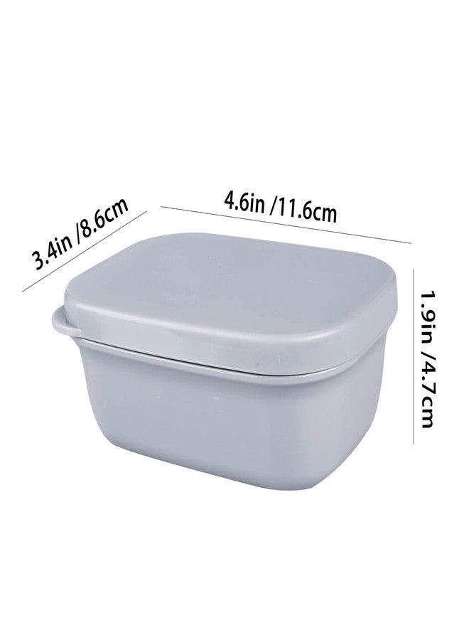 PUTING 4Pcs Travel Soap Container - Portable Soap Box, Leakproof Soap Case, Plastic Soap Bar Holder - Camping, Bathroom Shower Gym Hiking Traveling - Image 2