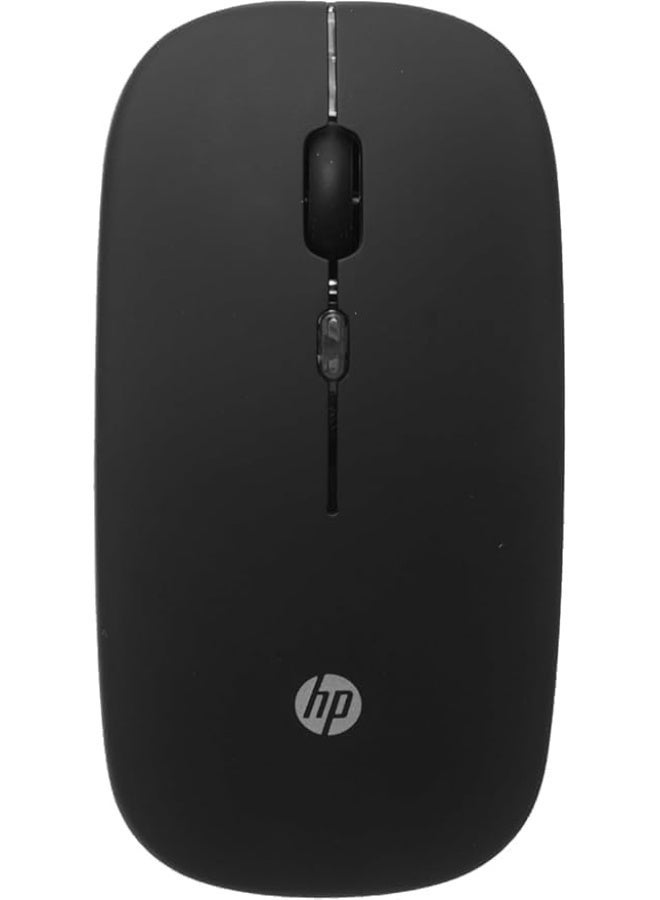 ماوس لاسلكي بلوتوث HP W10 مع إضاءة LED، قابل لإعادة الشحن، وضع مزدوج بمستقبل 2.4 جيجاهرتز - Image 1