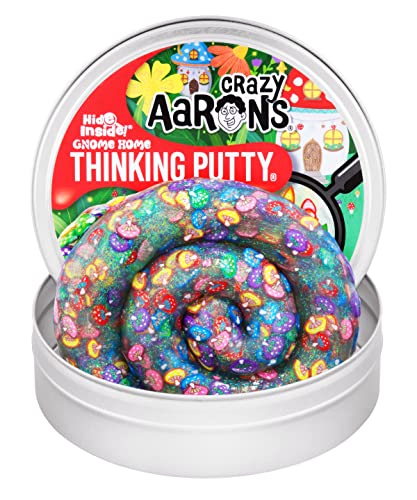 Crazy Aarons Thinking Putty Gnome Home MultiColor Sensory Putty for Kids and Grown ups in a 4 Tin Creative and Endless Fun Stress Relief Therapy Toys Never Dries Out Made in USA - Image 1