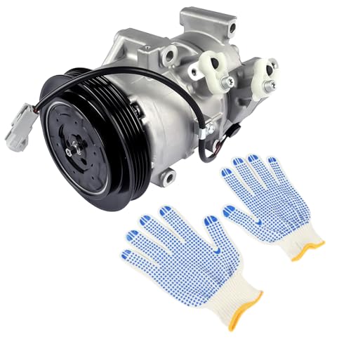 Flynsu A/C AC Compressor with Clutch Replacement for Toyota Yaris 2007-2012 L4 1.5L Part# 158318, 157318, 88310-52481, 8831052481 - Image 1