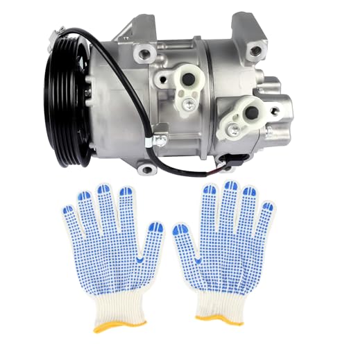 Flynsu A/C AC Compressor with Clutch Replacement for Toyota Yaris 2007-2012 L4 1.5L Part# 158318, 157318, 88310-52481, 8831052481 - Image 2
