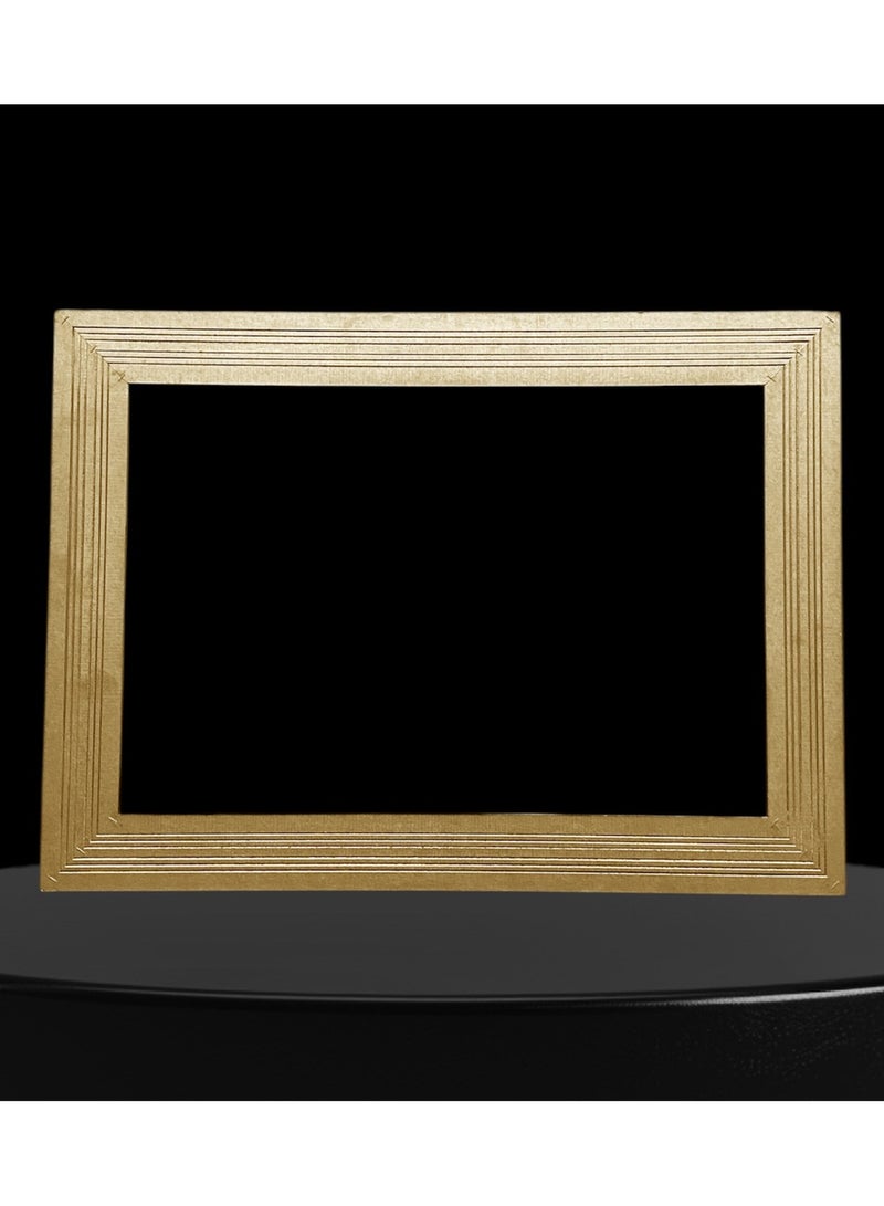 بهنس برواز مكيف شباك خشب ذهبي جاهز عالي الجودة براويز مكيفات اطار ديكور مانعة للغبار والحشرات يحافظ على هواء التكييف سهولة الفك التركيب التنظيف - Image 5