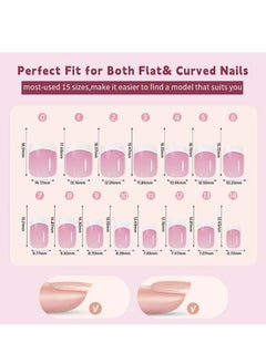 Nee Jolie 150-Piece Removable And Cute False Nails Multicolour  - Image 5