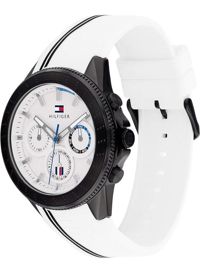 TOMMY HILFIGER Tommy Hilfiger Silicone Chronograph Watch 1791862 + Tommy Wallet  - Image 2
