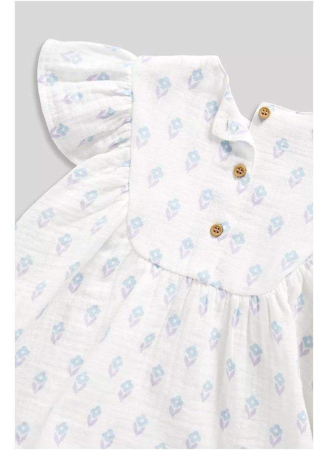 mothercare - Muslin Dress and Knickers - Image 1