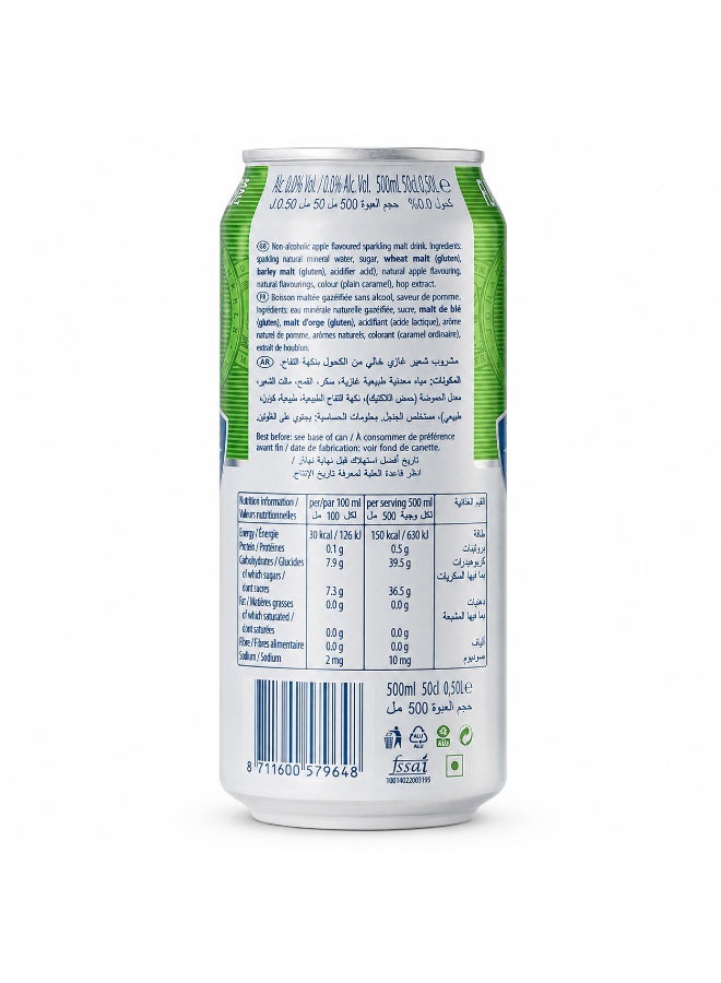 Bavaria Non Alcholic Apple Drink Can-500Ml - Image 2
