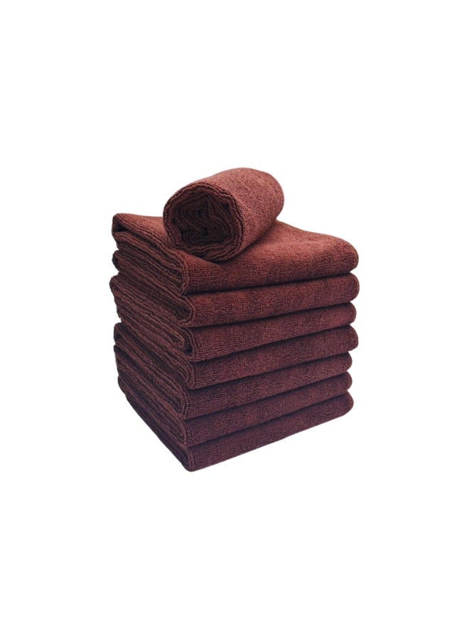 Carixer Microfiber Towel 40 * 40cm 1pack 50 pcs Brown (Wrap) - Image 2