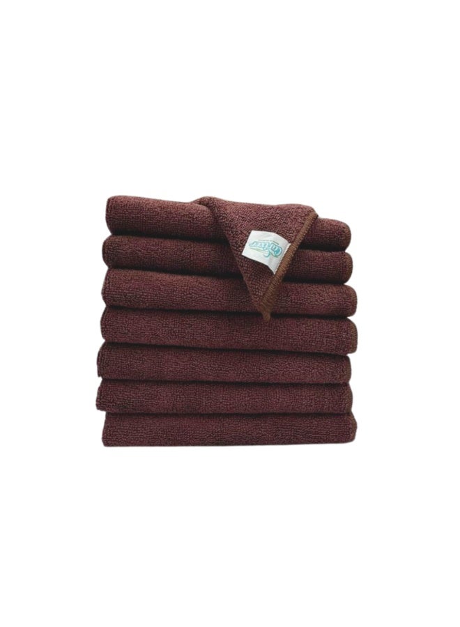 Carixer Microfiber Towel 40 * 40cm 1pack 50 pcs Brown (Wrap) - Image 3