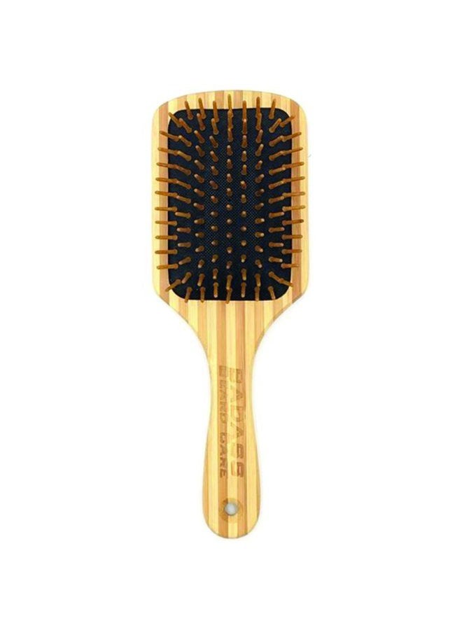Badass Beard Care Wood Bristle Beard Brush For Men - Anti-static, 100% Bamboo & Light Weight - Image 1