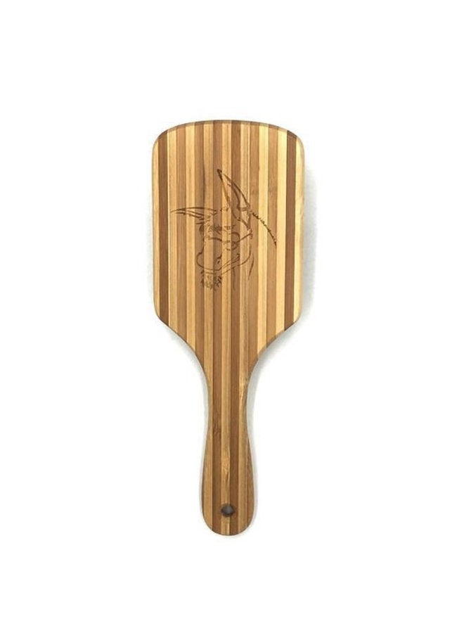 Badass Beard Care Wood Bristle Beard Brush For Men - Anti-static, 100% Bamboo & Light Weight - Image 2