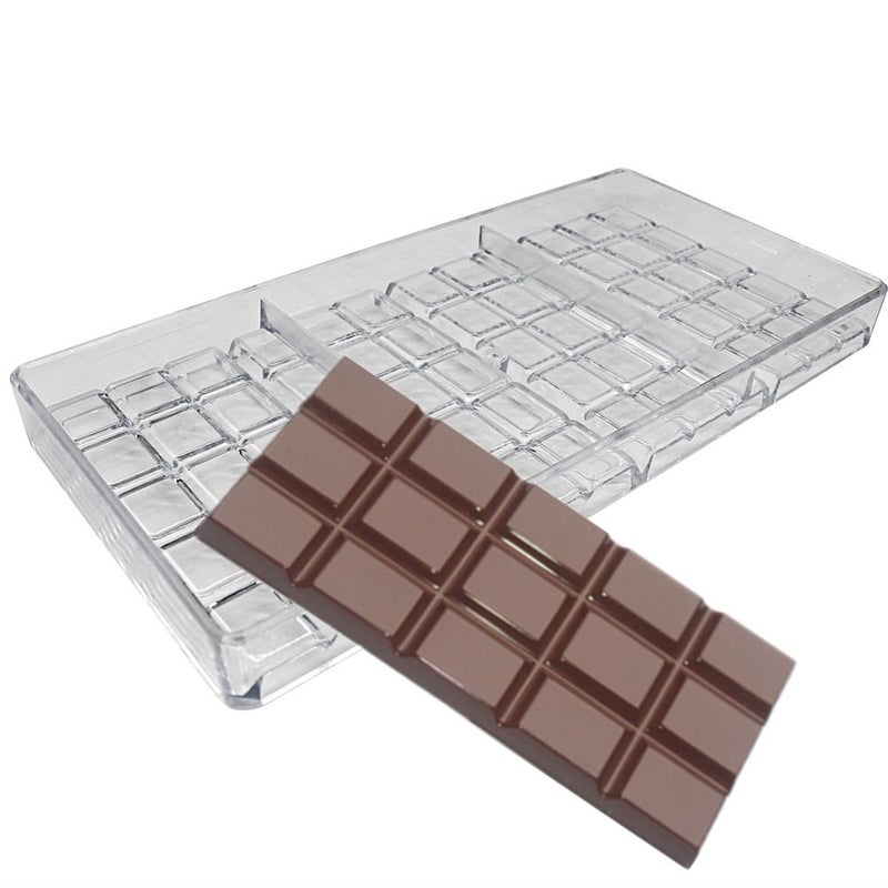 Goldbaking Chocolate Bar Maker Injection Hard Polycarbonate Chocolate Mold PC Candy Mould - Image 1