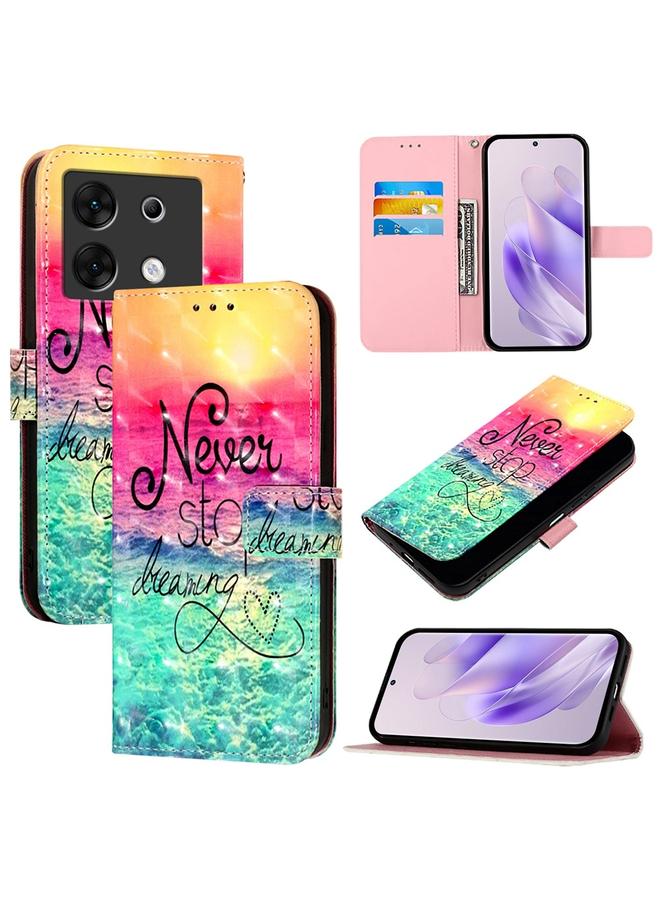 Zaboon Case For Infinix Zero 30 5G 3D Painting Horizontal Flip Leather Phone Case - Image 1