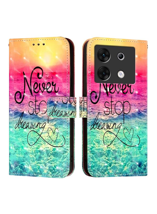 Zaboon Case For Infinix Zero 30 5G 3D Painting Horizontal Flip Leather Phone Case - Image 2