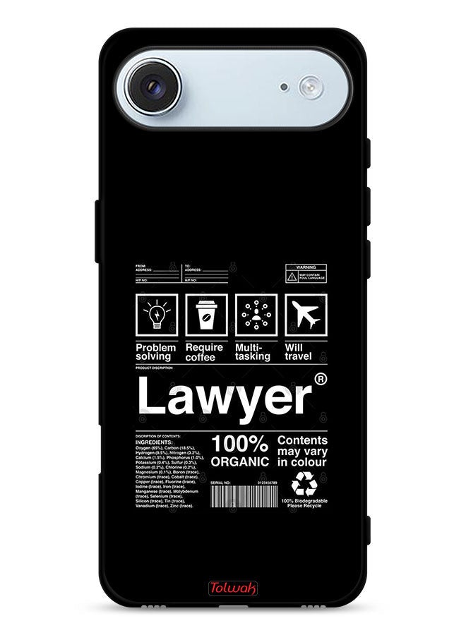 Tolwak Apple iPhone Air Protective Case Cover Lawyer Sticker - Image 1