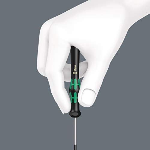Wera 05118180001 Kraftform Micro 2067 Torx HF Electronics Precision Screwdriver, TX4 Head, 40mm Blade Length - Image 2