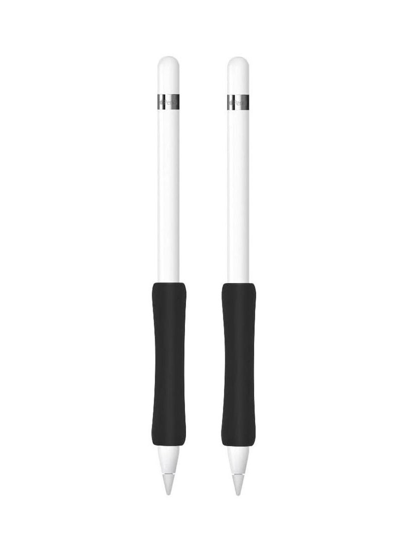 Generic - Silicone Grip Holder 2-Pieces Protective Sleeve Cover Case Accessories Compatible with Apple Pencil 1st Gen and 2nd Generation - Image 1