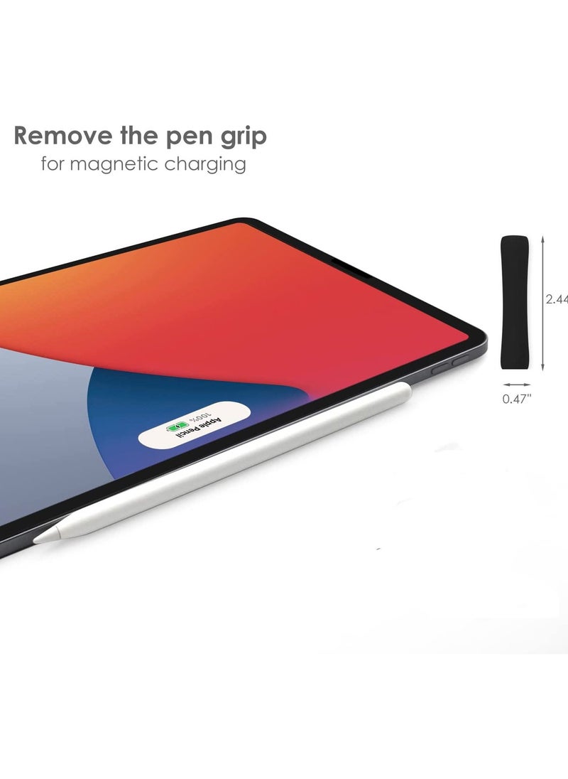 Generic - Silicone Grip Holder 2-Pieces Protective Sleeve Cover Case Accessories Compatible with Apple Pencil 1st Gen and 2nd Generation - Image 1