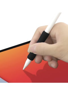 Generic Silicone Grip Holder 2-Pieces Protective Sleeve Cover Case Accessories Compatible with Apple Pencil 1st Gen and 2nd Generation  - Image 3