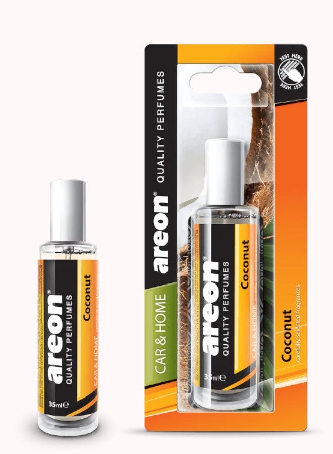 برفيوم لرائحة السيارة مع كارت - رائحة جوز هند - 35 مللي