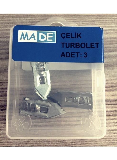 Made of Quality Steel Turbolet (3 Pieces)  - Image 3