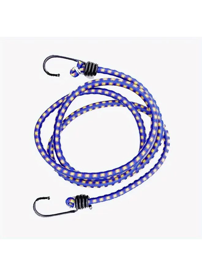 3pcs Multicolor Heavy Duty Bungee Cord with Hooks 8mm Elastic Stretch Rope for Luggage Camping Tents - Image 5