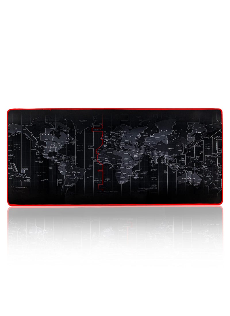 erorex - Waterproof Gaming Mouse Pad XXL 900 X 400 X 3 mm extra thick and large mouse pad extended mouse pad XXL non slip rubber base Perfectly stitched edges Extended XXX Large - Image 1