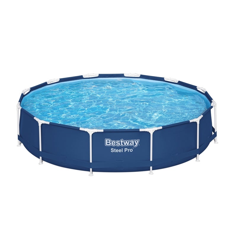 Bestway - Steel Pro Round Frame Pool Without Pump 366 x 76 cm 6473 L - 56706 - Image 1