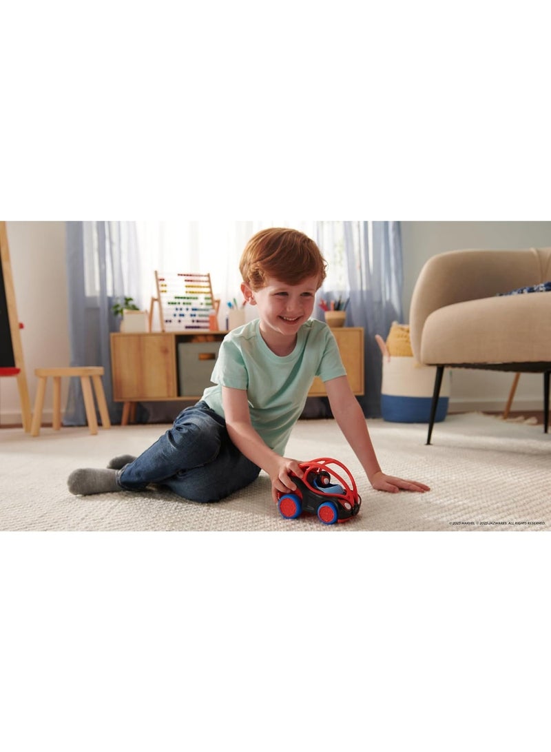 Jazwares Spidey and Friends Power Rollers Vehicle with Miles Morales Figure - Image 2