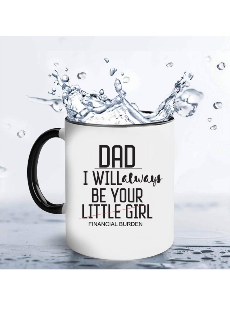 PRINTSHOP4ME Fathers Day Coffee Mug - Dad’s Birthday Gifts from Daughter Son - Gifts for Dad - Dad’s Black Ceramic Coffee Mug - Dad Gifts - Dad Appreciation Gifts - Gift for Daddy - Image 4