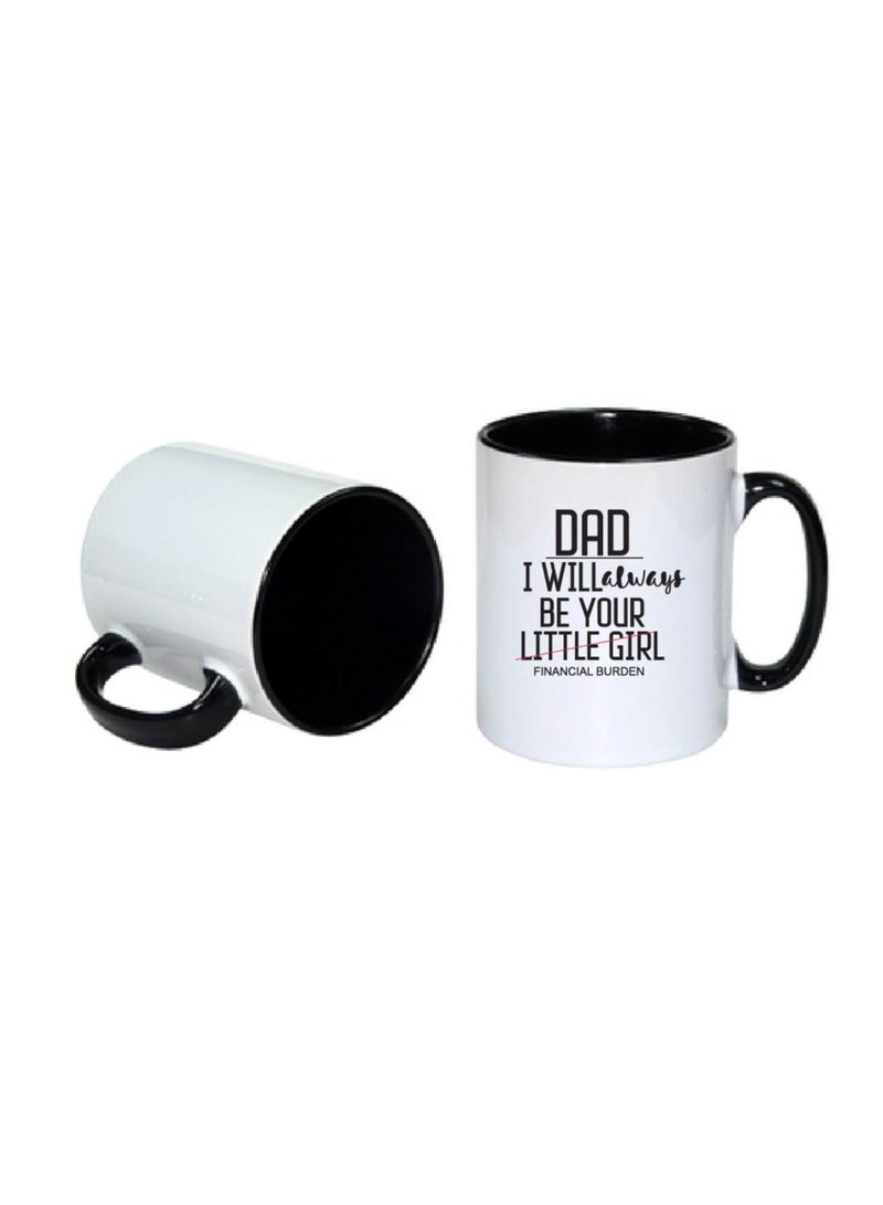 PRINTSHOP4ME Fathers Day Coffee Mug - Dad’s Birthday Gifts from Daughter Son - Gifts for Dad - Dad’s Black Ceramic Coffee Mug - Dad Gifts - Dad Appreciation Gifts - Gift for Daddy - Image 2