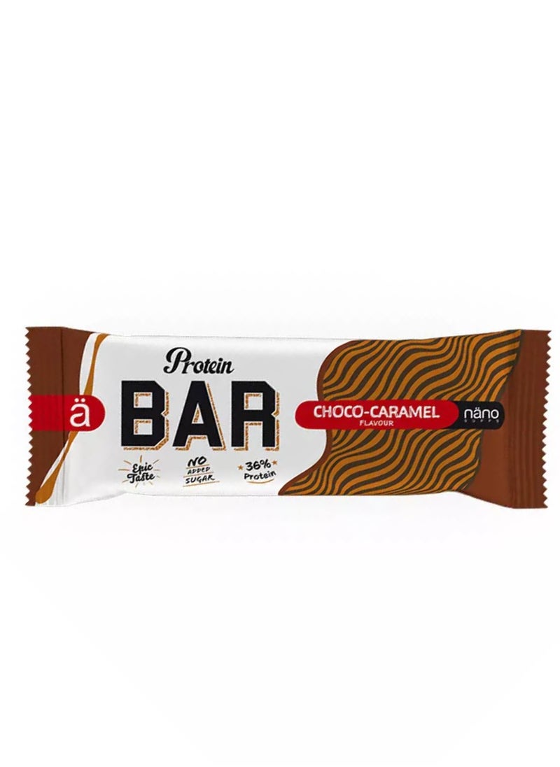 NanoSupps - Protein Bar Sugar Free - Choco Caramel - (15 Bars) - Image 1