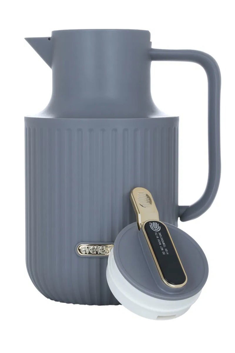 السيف غاليري ترمس لورا برو إفرست، 1.5 لتر، ، هيكل خارجي بلاستيك - رمادي غامق - Image 3