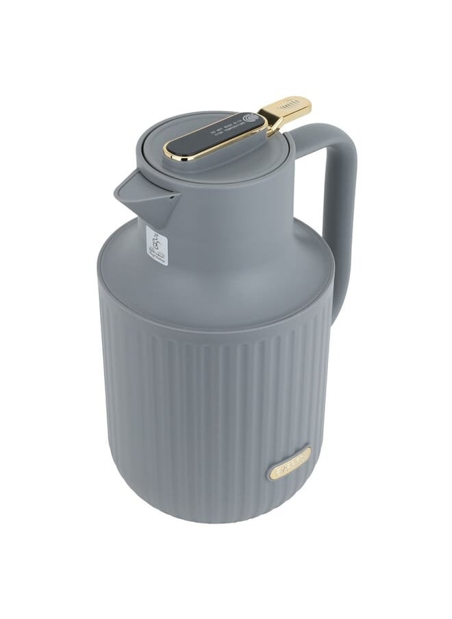 Laura Pro Dark Gray Thermos With Gold, 1.5L - pzsku/ZE66EB1E788580DE2221BZ/45/_/1735040181/48f0ae6b-37a6-4e46-bfd6-f3be38cade37