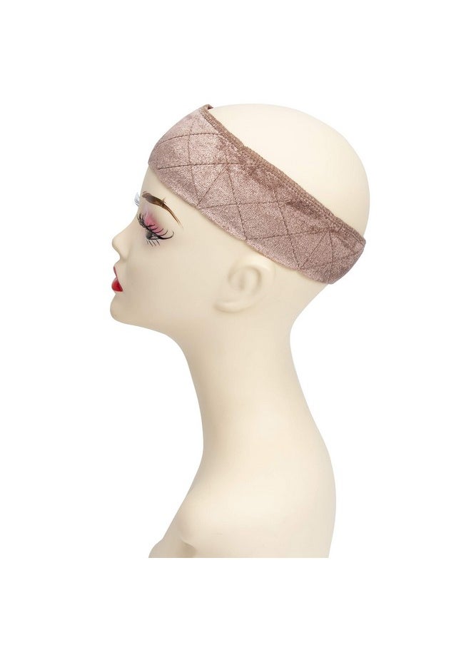 gexworldwide - Gex Wig Grip Band Flexible Velvet Scarf Head Hair Band Wig Band With Adjustable Fastern (Nude) - Image 1