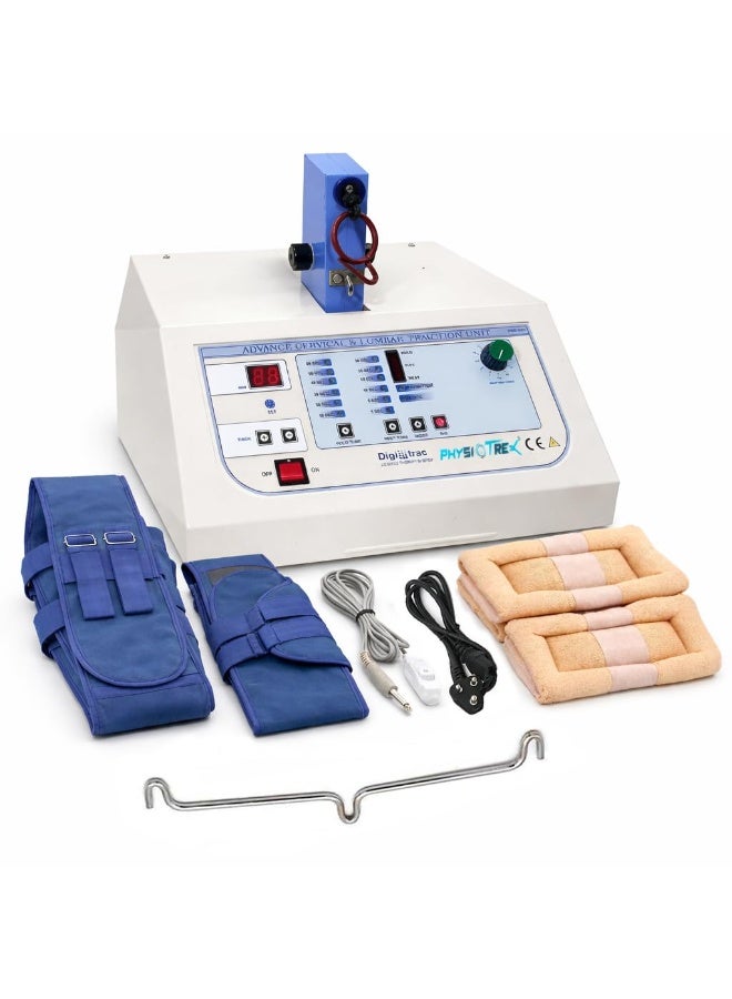 PHYSIOTREX® Digital Traction Unit for Cervical & Lumbar Therapy – Advanced Solid-State Traction Machine | Adjustable Hold & Rest Times | Static & Intermittent Modes | Traction Force Up to 45kg | Built-In Patient Safety Features - Image 1